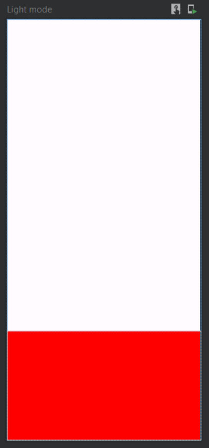 I want white part to be filled with magenta box