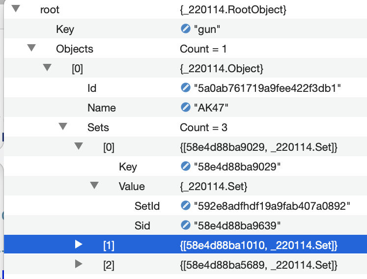 root variable in debugger