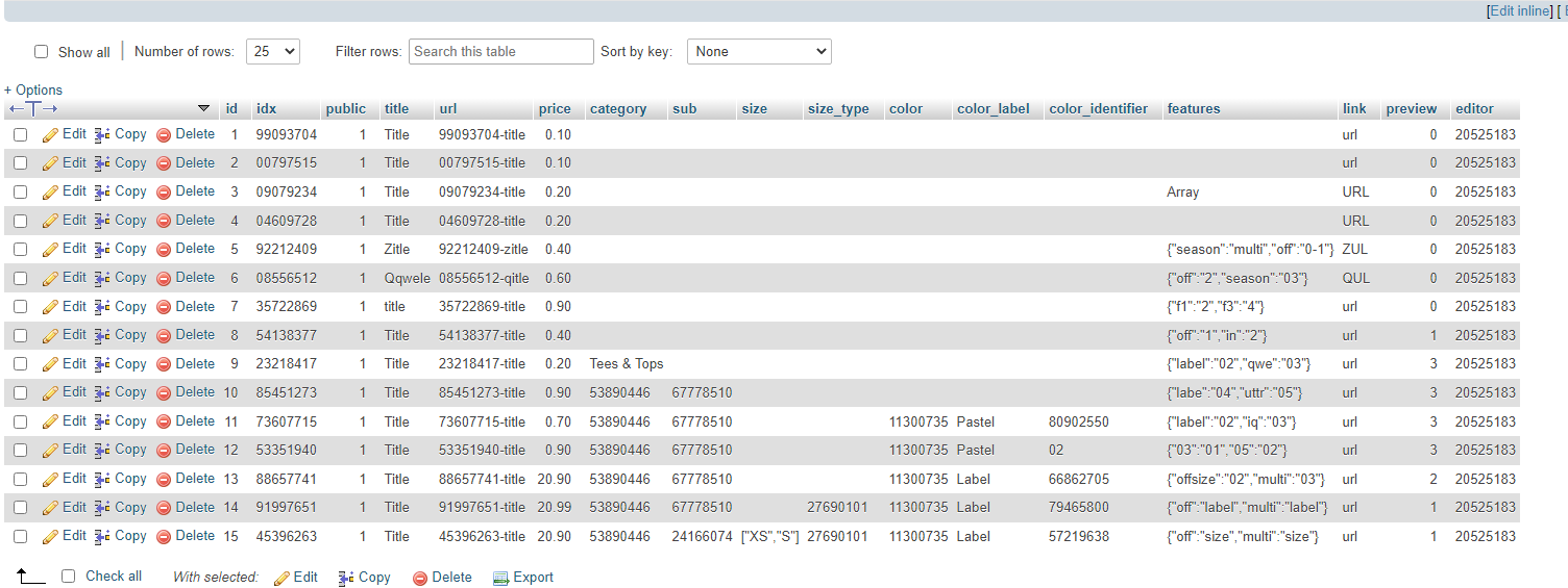 mysql image