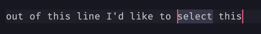 multi cursor selection