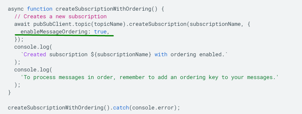 GCP Sample Code