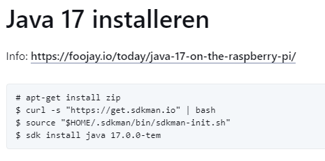 Install java 17 on Raspberry PI4