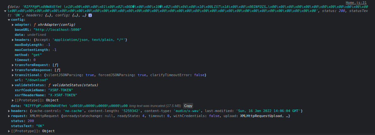 current output