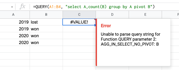 Query error