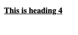 Underline Text