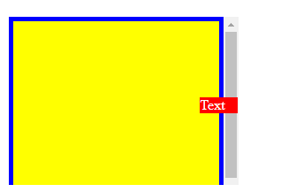 Element correctly above the parent in Chrome