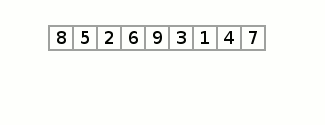 Selection Sort Animation