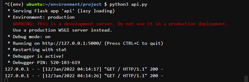 Server is running on 5000 port