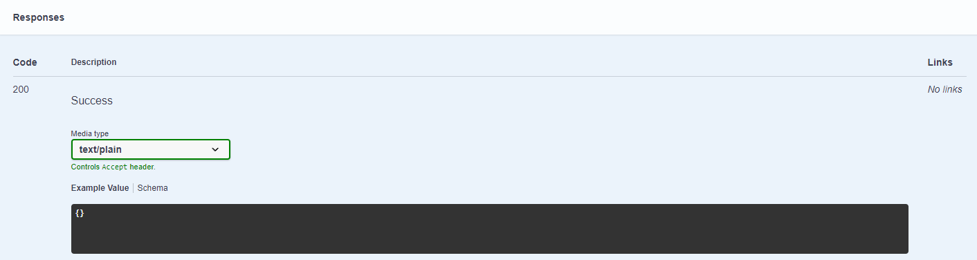 Empty model response