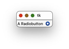 screenshot of tk radiobutton