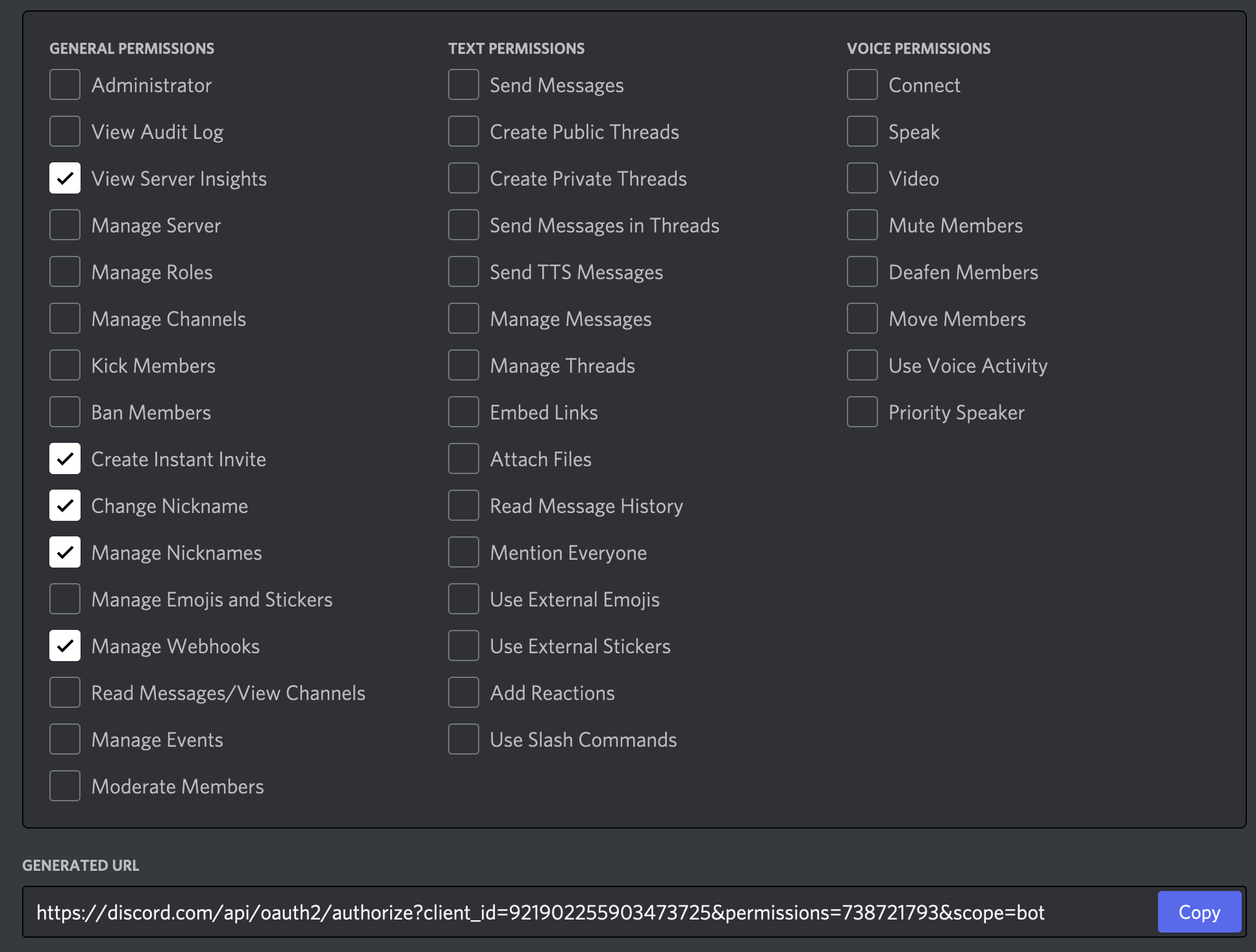 Permissions