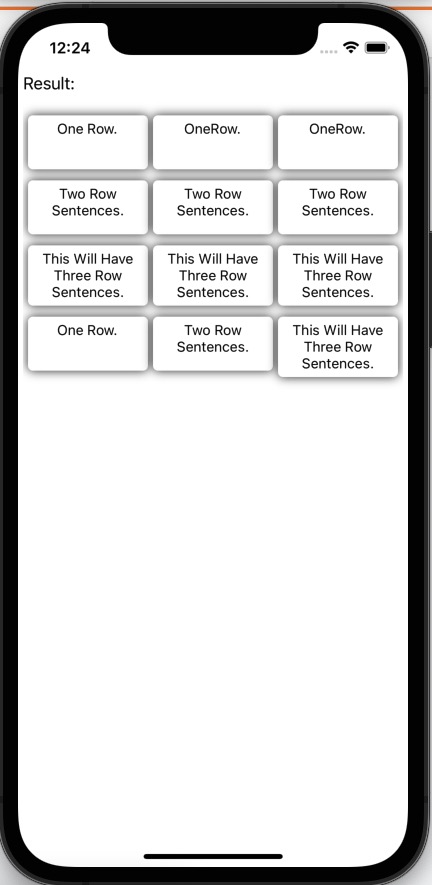 A BindableLayout Grid in BindableLayout StackLayout