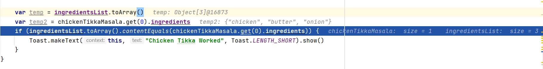 Screenshot of Code
