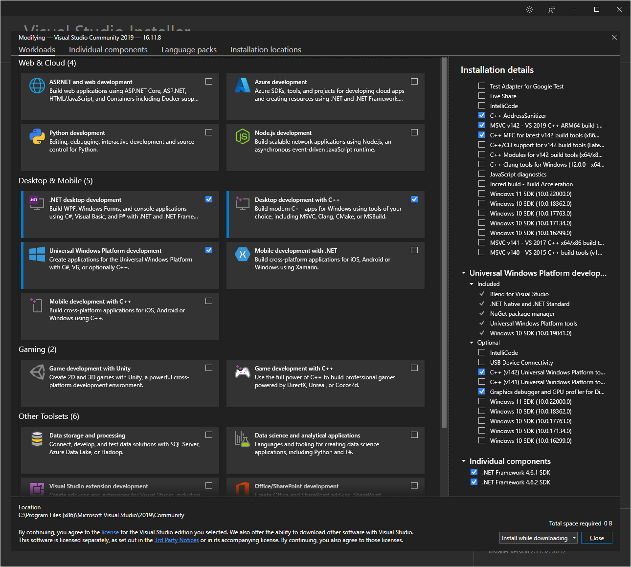 installed workloads part 2