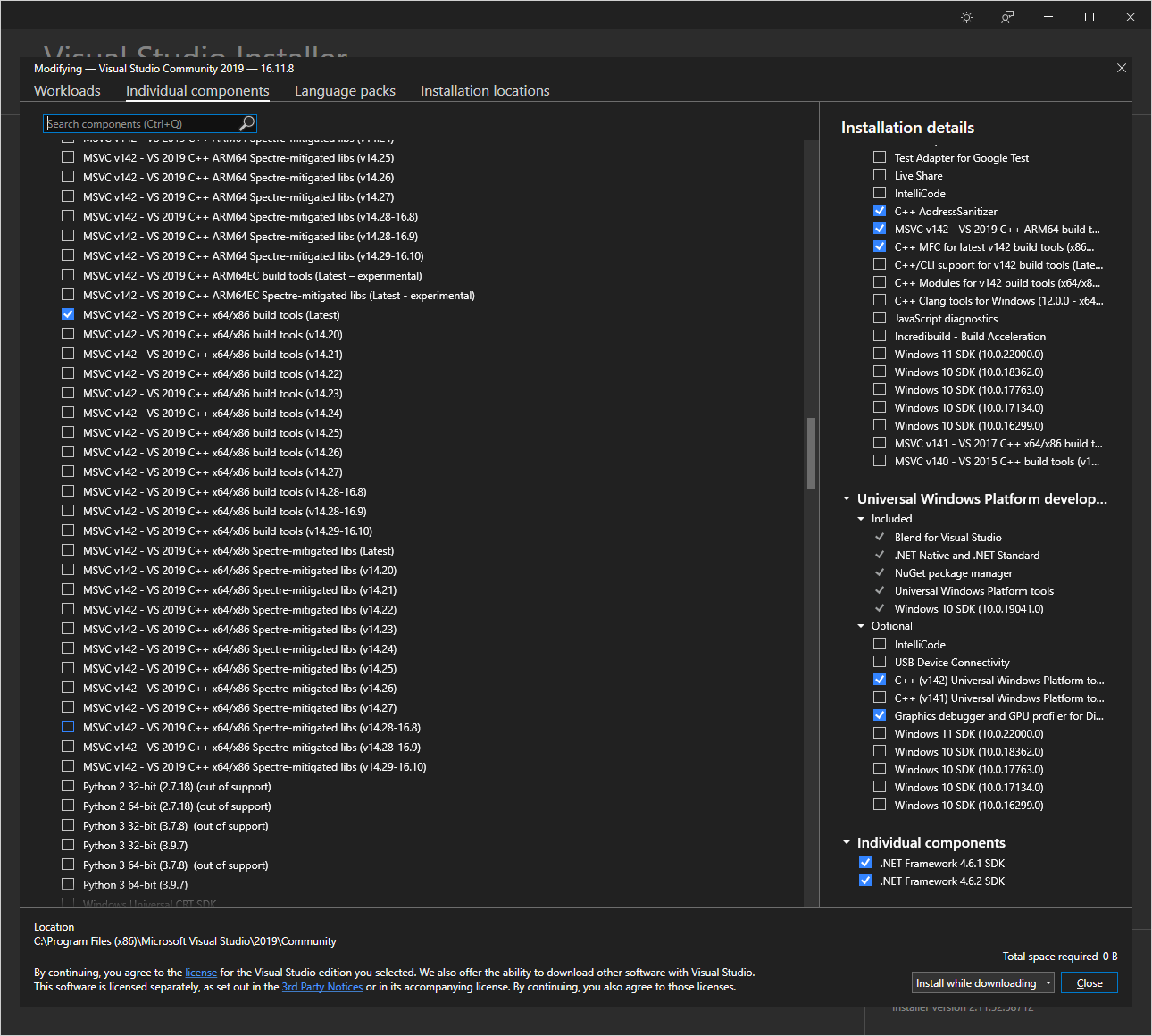 individual components Compilers, build tools and runtimes part 2