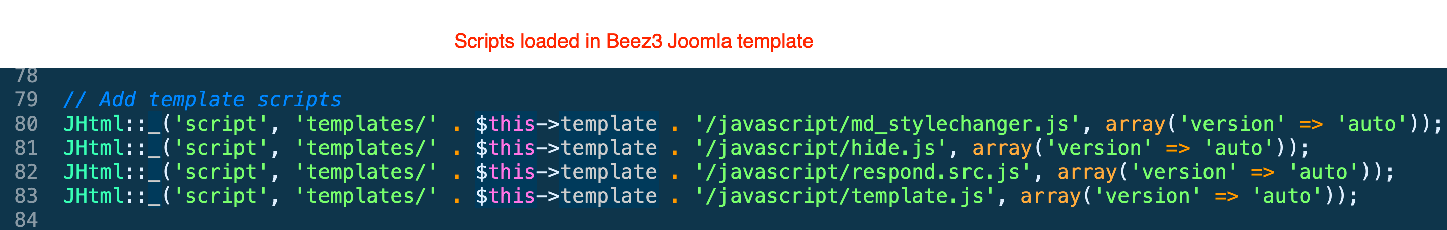 javascript files loaded