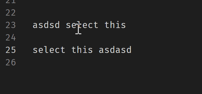 convert selection demo