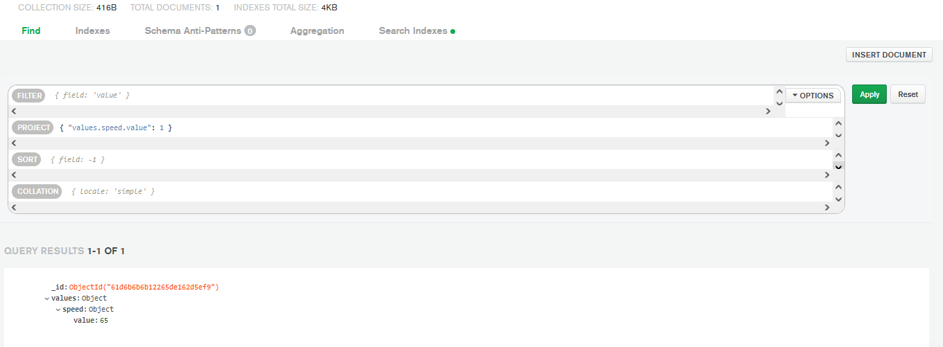 when I do it in https://cloud.mongodb.com - it works