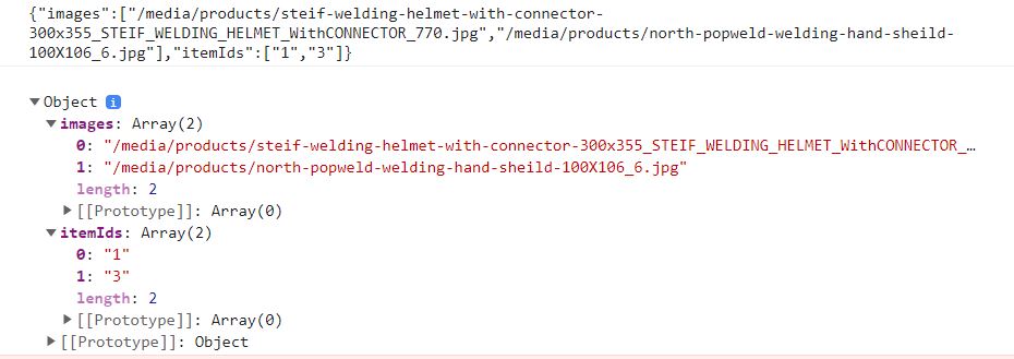 After getting the localstorageitmes, the console return looks like this: