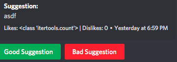 Screenshot of embed