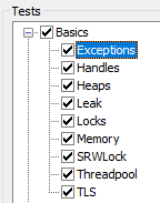 Default settings