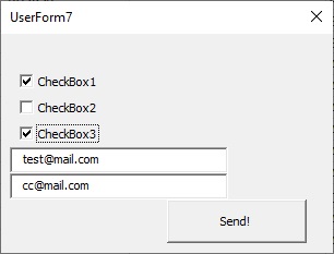 Example userform