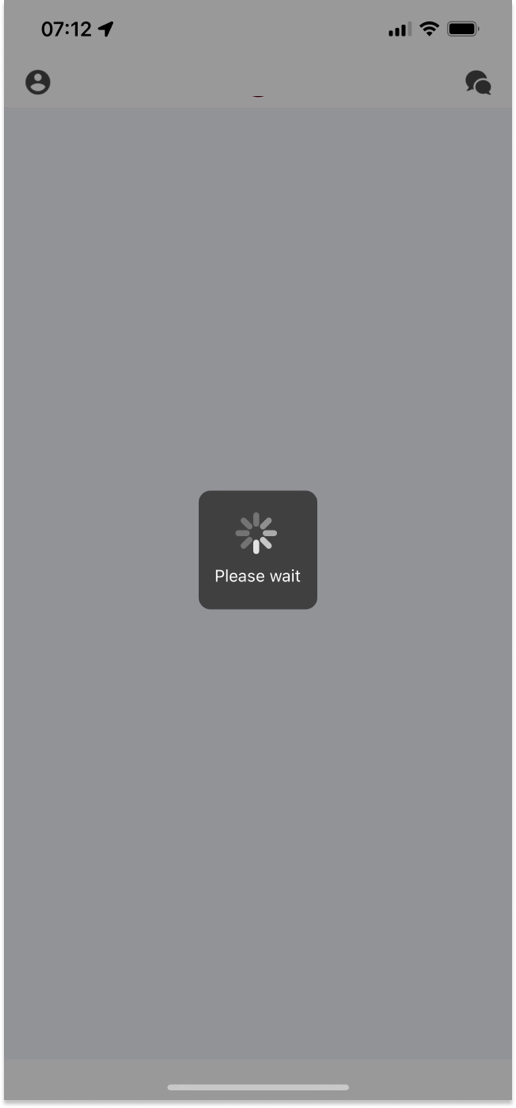 Generic app in loading state