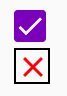 true value, false value