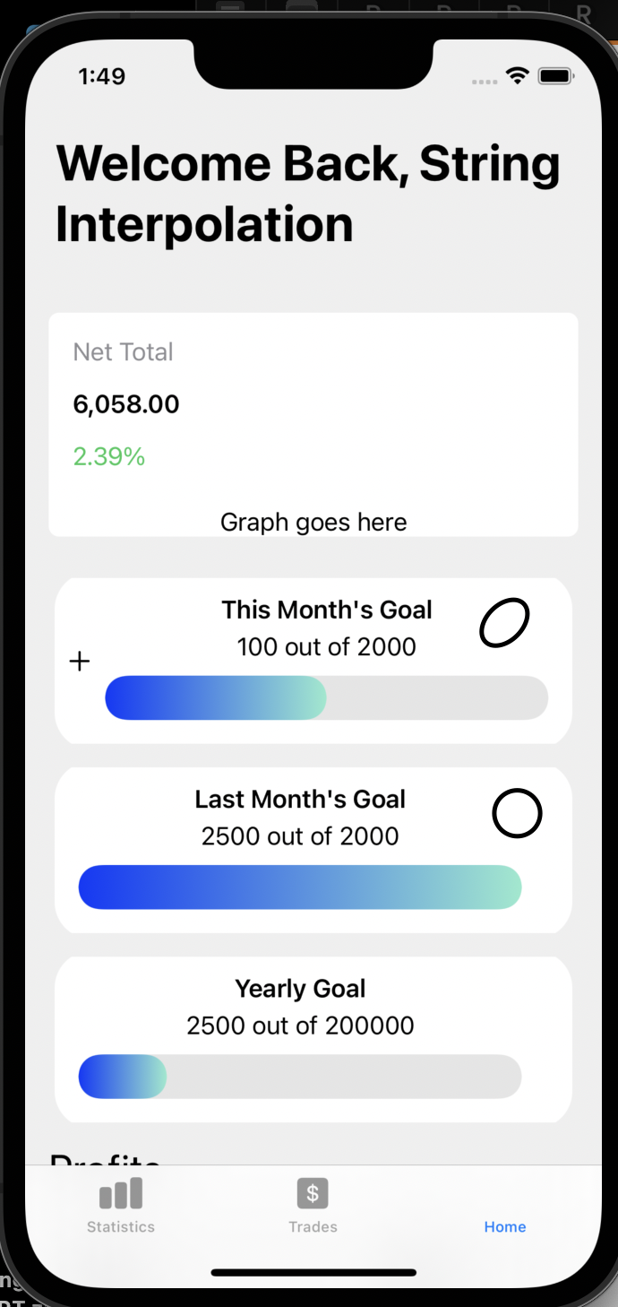 image of current app