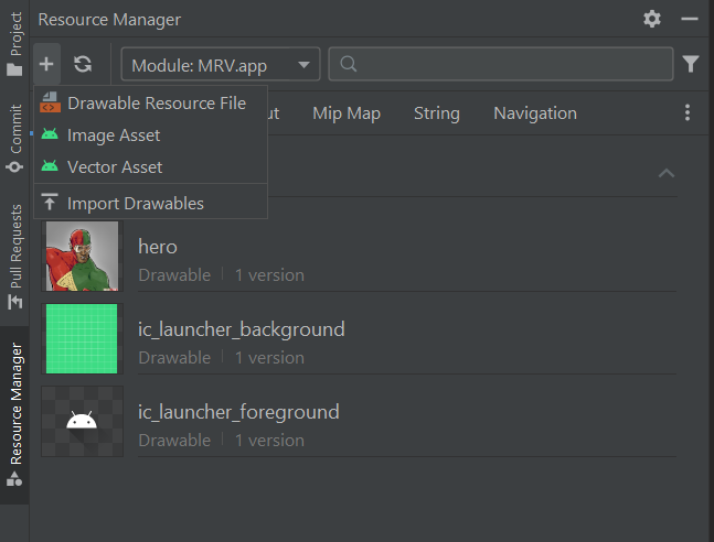 resource manager screen