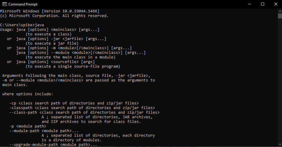 JavaCMD
