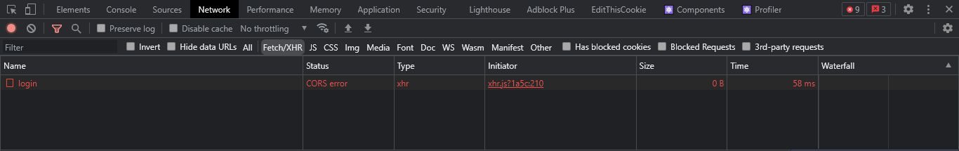 Cors Error