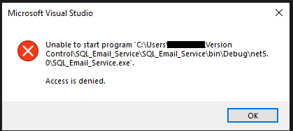 Debug Error