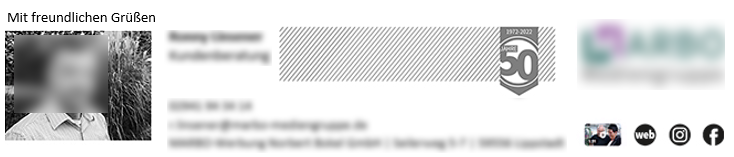 signature in MS Outlook