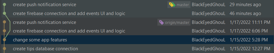 How my log looks like