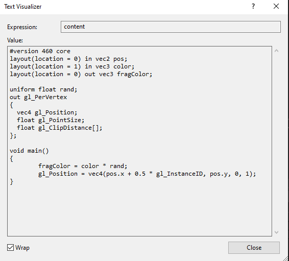 string content after reading a file with std::ifstream