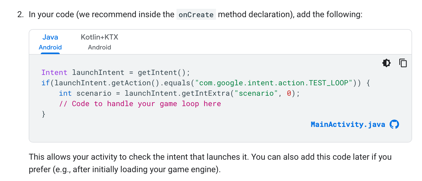 Screenshot from firebase.google.com