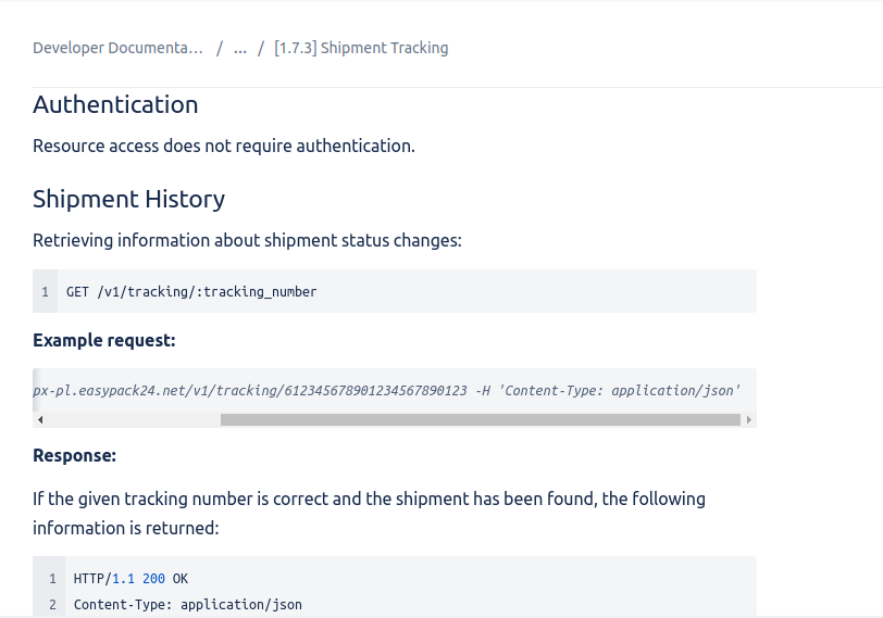 Screen shot of the following curl