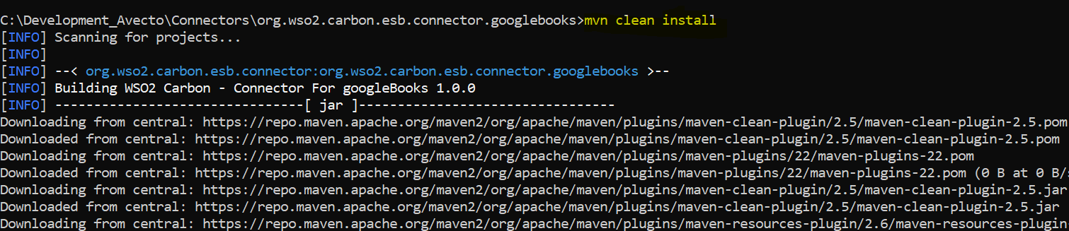 build command