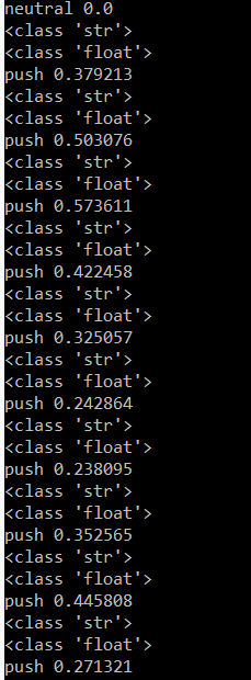 One is String and its respective float value