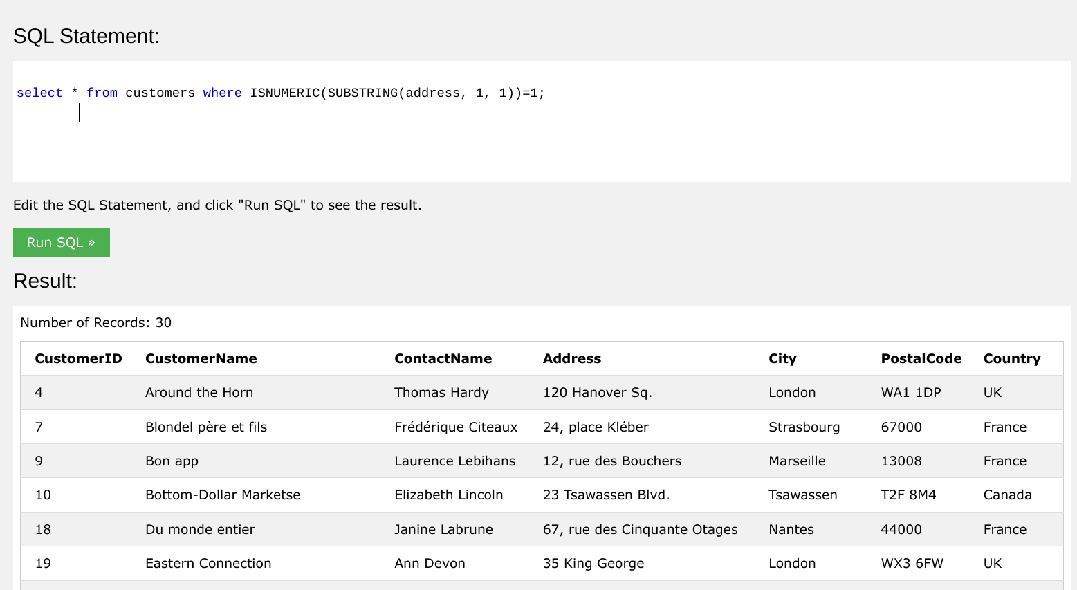 Example tested on W3schools