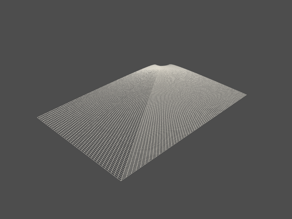 screenshot with wireframe of interpolated surface; lookin' good