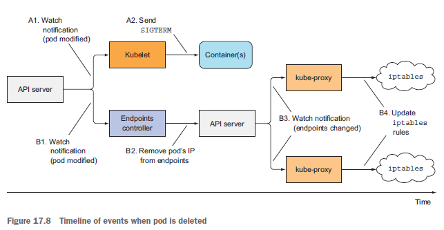 Pod deletion timeline