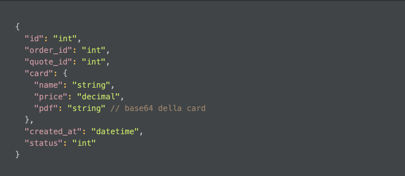 card