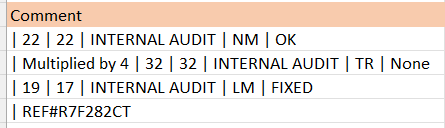 Input result
