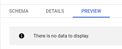 BigQuery preview