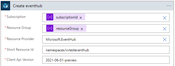 example resource Logic App