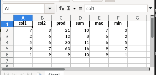 foo.xlsx file content