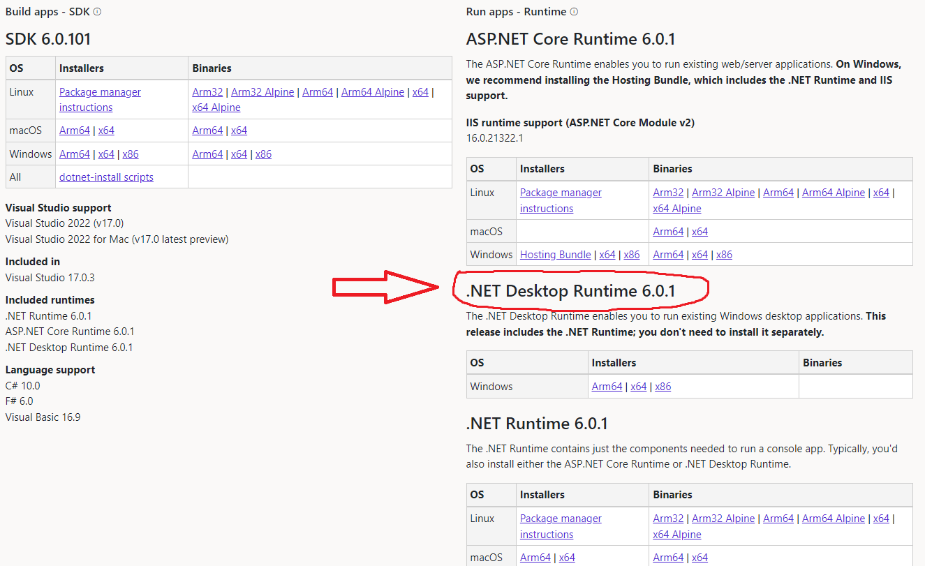 Correct runtime example