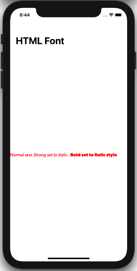 Html to NSAtributtedString in a UILabel custom style strong bold font iOS swift